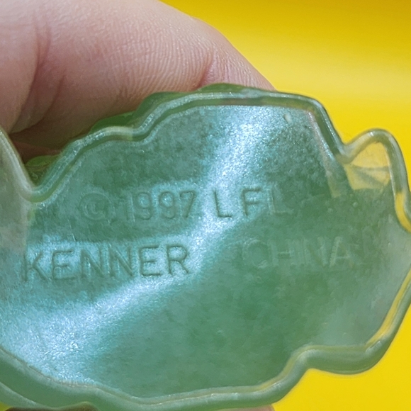 1997 Star Wars Obi Wan Kenobi Ghost Mail Away Clear Green Kenner Figure - Picture 4 of 4